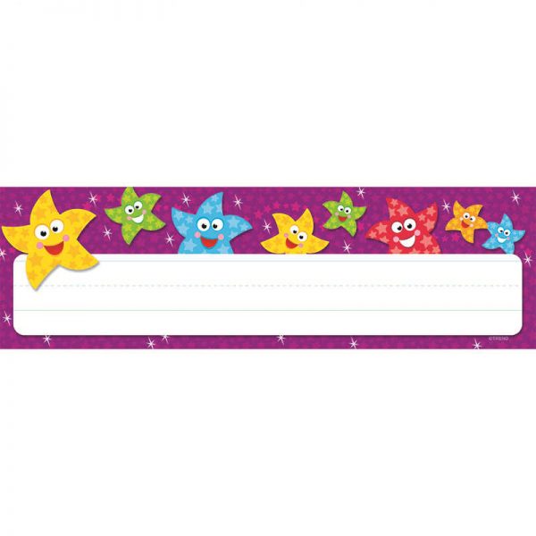 TREND ENTERPRISES INC. DANCING STARS DESK TOPPERS NAME PLATES T-69071