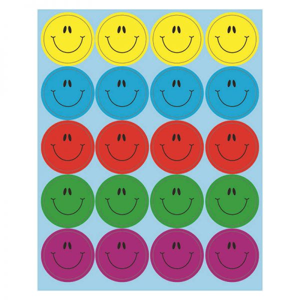 CARSON DELLOSA DAZZLE SMILEY FACES STICKERS CD-168188