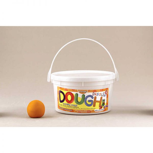 HYGLOSS PRODUCTS INC. DAZZLIN DOUGH ORANGE 3 LB TUB HYG48306