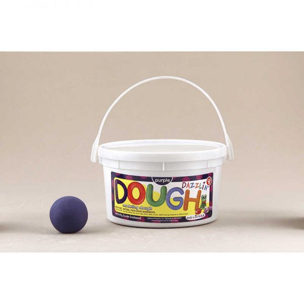 HYGLOSS PRODUCTS INC. DAZZLIN DOUGH PURPLE 3 LB TUB HYG48305