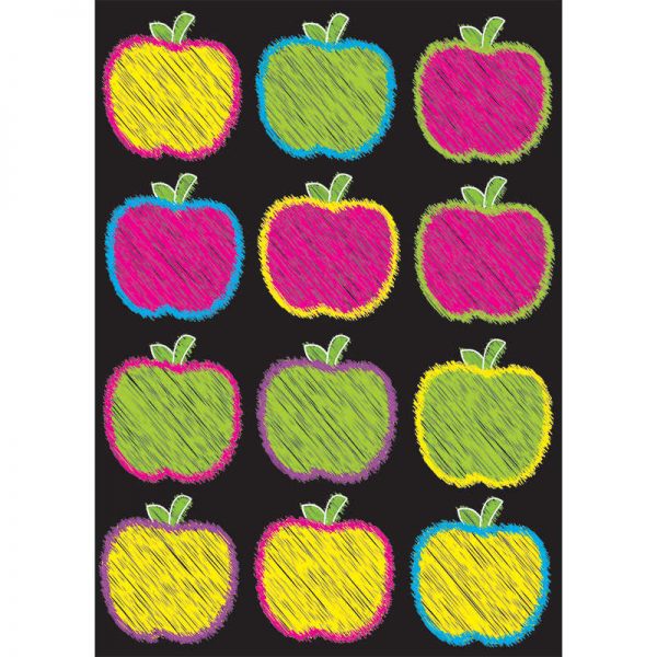 ASHLEY PRODUCTIONS DIE-CUT MAGNET SCRIBBLE APPLES ASH10085