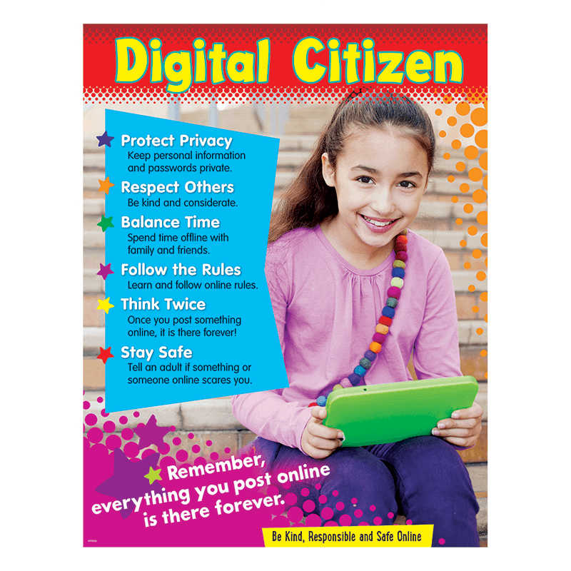 TREND ENTERPRISES INC DIGITAL CITIZENSHIP LEARNING CHART PRIMARY T trend-enterprises-inc-digital-citizenship-learning-chart-primary-t
