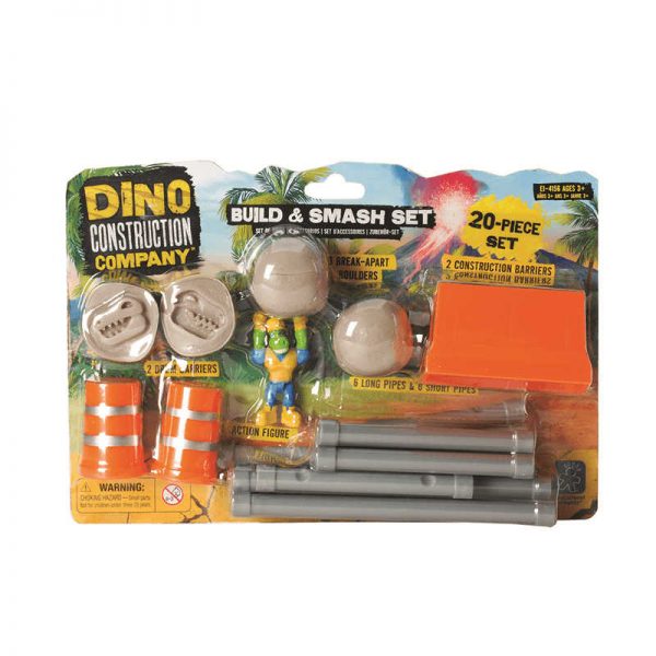 EDUCATIONAL INSIGHTS DINO CONSTRUCTION COMPANY BUILD AND SMASH SET EI-4156