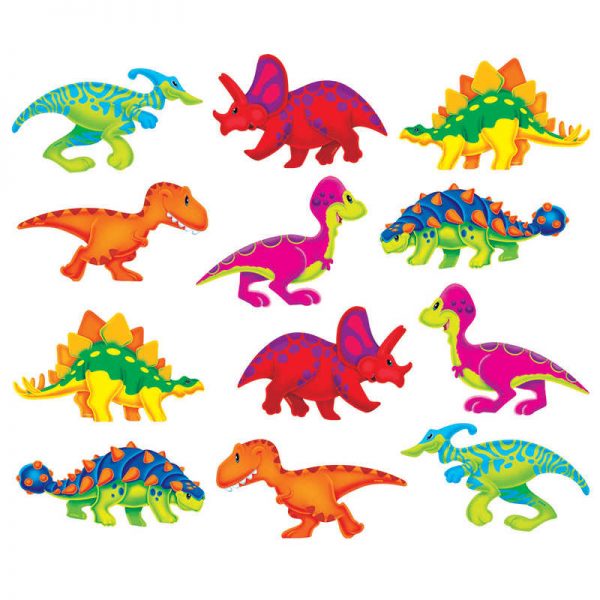 TREND ENTERPRISES INC. DINO MITE PALS CLASSIC ACCENTS VARIETY PACK T-10991