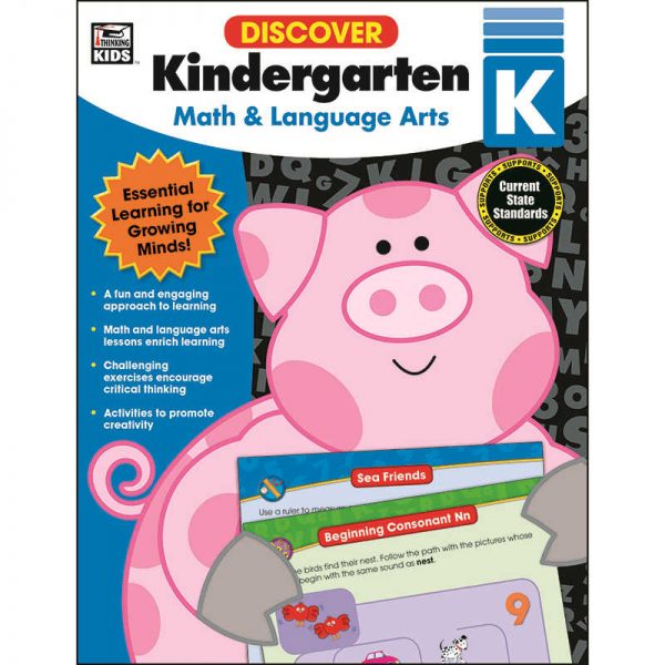 CARSON DELLOSA DISCOVER KINDERGARTEN BOOKS CD-704889