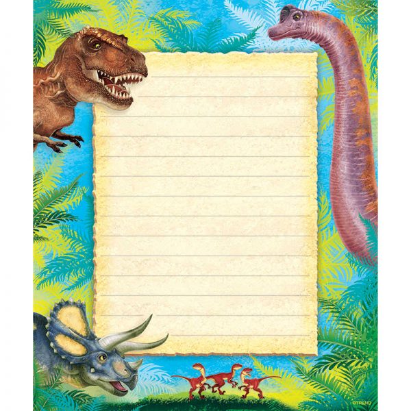 TREND ENTERPRISES INC. DISCOVERING DINOSAURS NOTE PAD T-72385