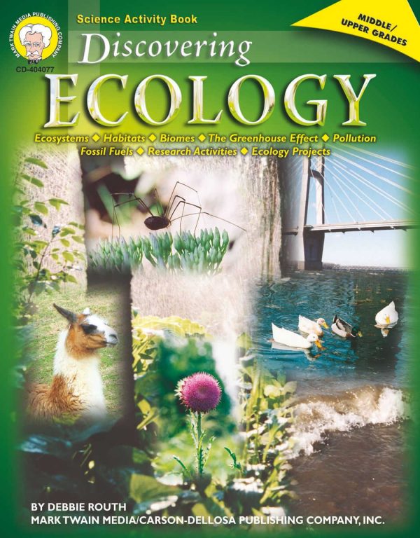 CARSON DELLOSA Discovering Ecology Book (Middle/Upper Grades) middle/upper CD-404077