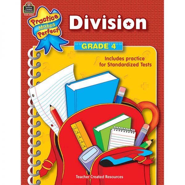 TEACHER CREATED RESOURCES DIVISION GRADE 4 PRACTICE MAKES PERFECT TCR3324