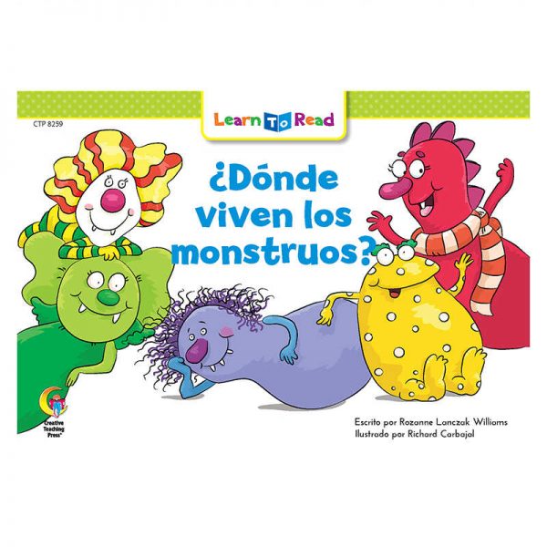 CREATIVE TEACHING PRESS DONDE VIVEN LOS MONSTRUOS - WHERE DO MONSTERS LIVE CTP8259