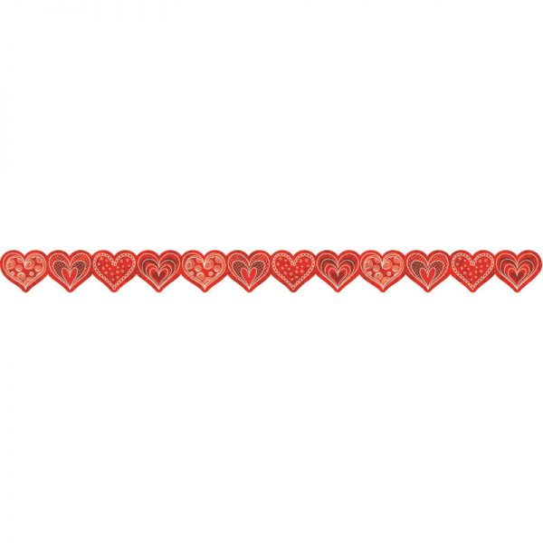 CREATIVE TEACHING PRESS DOODLE HEARTS BORDER CTP7111
