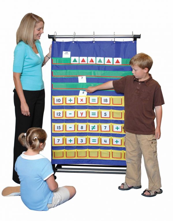 CARSON DELLOSA Double SMART Pocket Chart Patterns and Equations Cards CD-158016