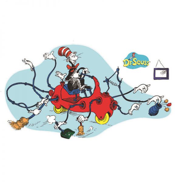 EUREKA DR SEUSS GIANT CAT IN CAR BB SET EU-847674