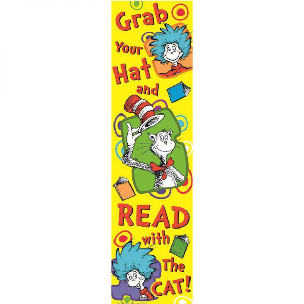 EUREKA DR SEUSS GRAB YOUR HAT VERTICAL BANNER EU-849033