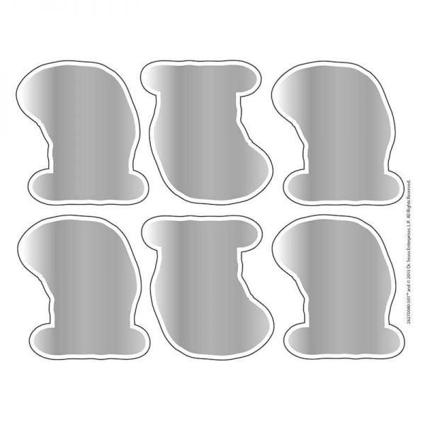 EUREKA DR SEUSS HAT SHAPE SCRATCH OFF STICKERS EU-627004