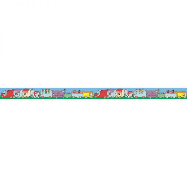 EUREKA DR SEUSS IF I RAN THE CIRCUS TRAINS DECO TRIM EU-844913