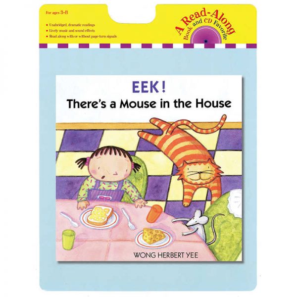 HOUGHTON MIFFLIN EEK THERES A MOUSE IN THE HOUSE CARRY READ ALONG BOOK & CD HO-9780544022829