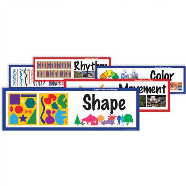 AMERICAN EDUCATIONAL PROD ELEMENTS OF ART DISPLAY CARDS CRP1823