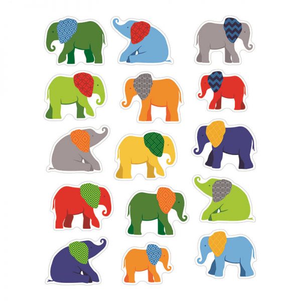 CARSON DELLOSA ELEPHANT STICKERS GRADE PK-8 CD-168186