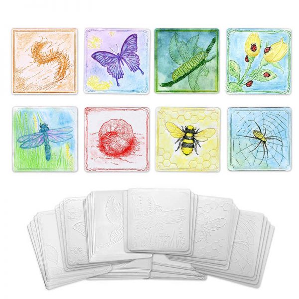 CHENILLE KRAFT COMPANY EMBOSSED PAPER INSECT COLLECTION CK-4641