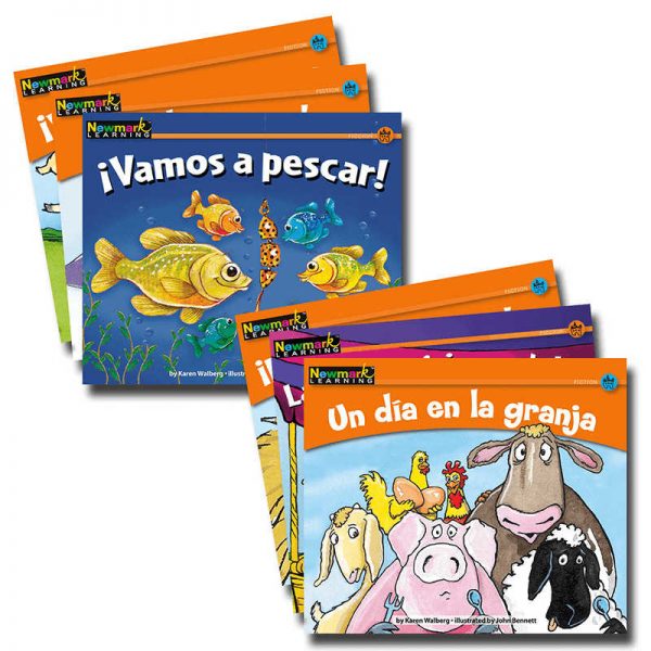 NEWMARK LEARNING EN ESPANOL ANIMAL ADVENTURES VOL 1 SET OF 12 RISING READERS FICTION NL-1996