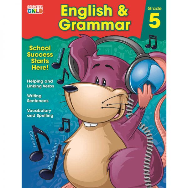 CARSON DELLOSA ENGLISH & GRAMMAR GRADE 5 CD-704876