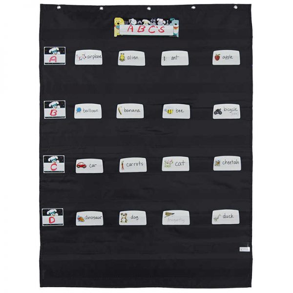CARSON DELLOSA ESSENTIAL POCKET CHART BLACK CD-158570