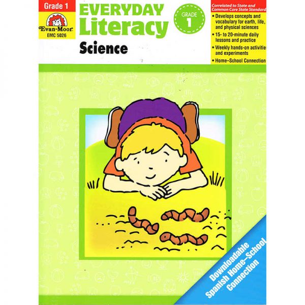 EVAN-MOOR EVERYDAY LITERACY SCIENCE GRADE 1 EMC5026