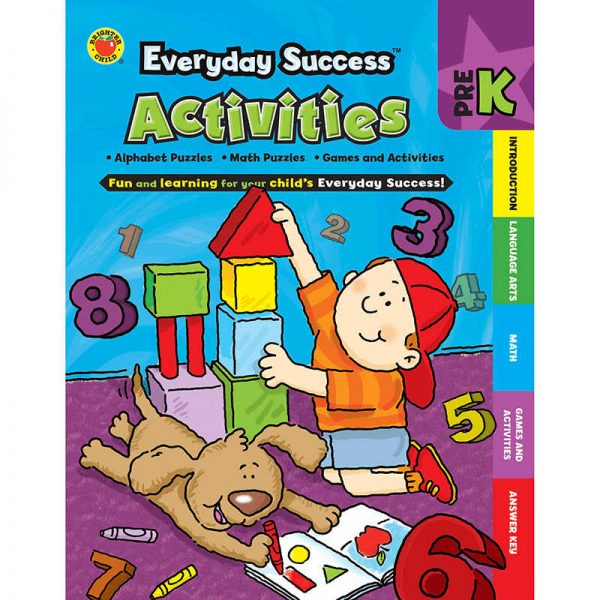 CARSON DELLOSA EVERYDAY SUCCESS ACTIVITIES PRE-K BOOK CD-704379