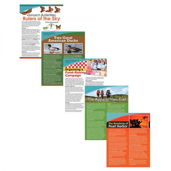 EDUPRESS EXPLORING NONFICTION CARDS GRADE 5 EP-3684