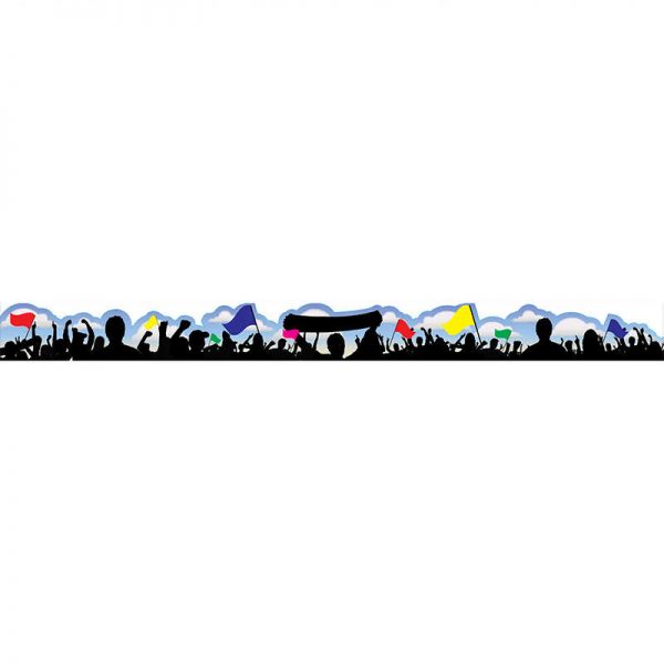 EUREKA EXTRA WIDE SPORTS CROWD DIE CUT DECO TRIM EU-845061