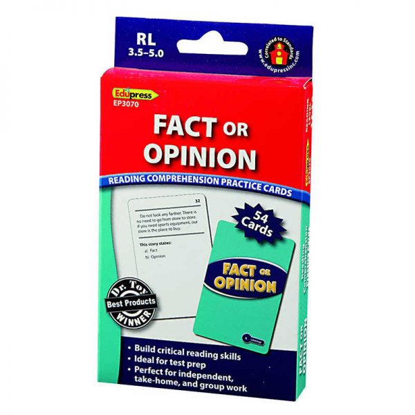 EDUPRESS Fact Or Opinion - 3.5-5.0 EP3070