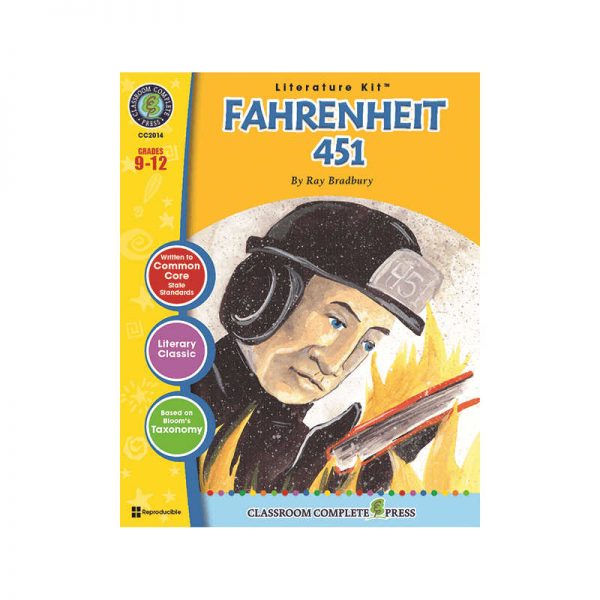 CLASSROOM COMPLETE PRESS FAHRENHEIT 451 RAY BRADBURY LIT KIT GRADE 9-12 CCP2014