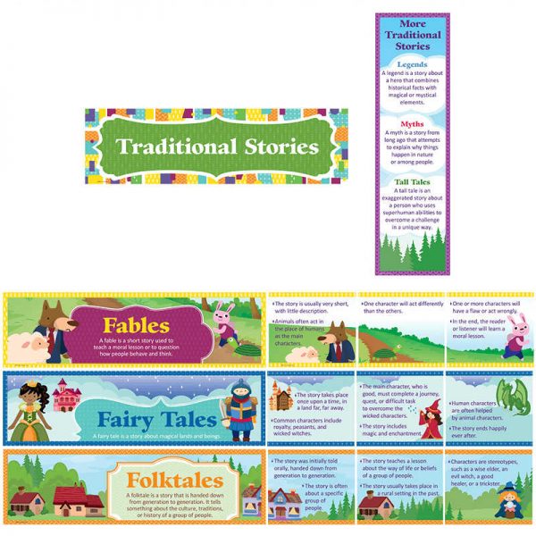 EDUPRESS FAIRY TALES FOLKTALES AND FABLES MINI BB SET EP-3577