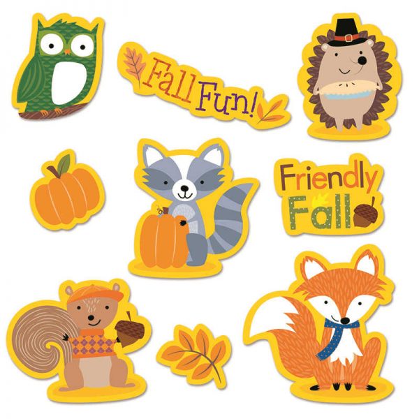 CREATIVE TEACHING PRESS FALL WOODLAND FRIENDS STICKERS CTP4044