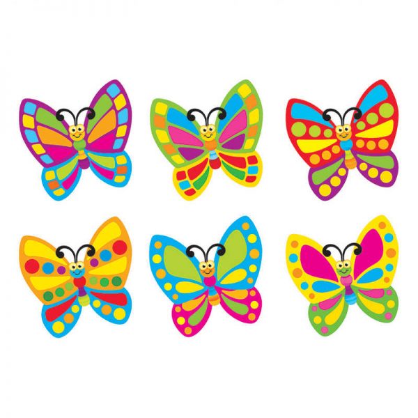 TREND ENTERPRISES INC. FANCY BUTTERFLIES CLASSIC ACCENTS VARIETY PACK T-10976