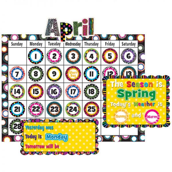 TEACHER CREATED RESOURCES FANCY CIRCLES CALENDAR BB SET TCR5205