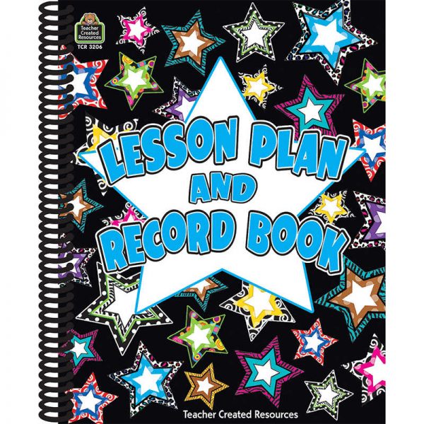 TEACHER CREATED RESOURCES FANCY STARS LESSON PLAN & RECORD BOOK TCR3206
