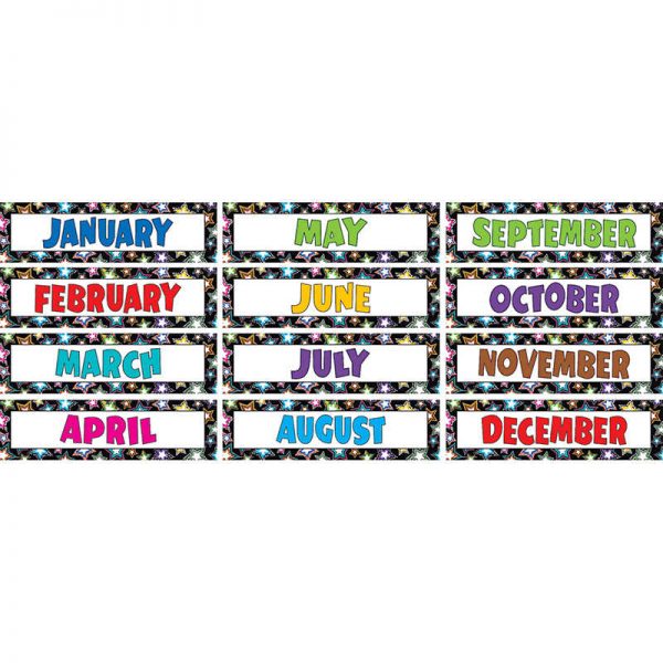 TEACHER CREATED RESOURCES FANCY STARS MONTHLY HEADLINERS TCR5219