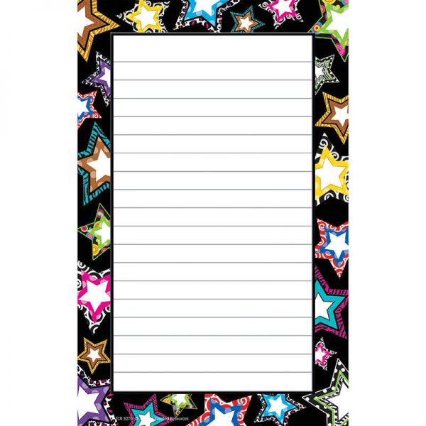 TEACHER CREATED RESOURCES FANCY STARS NOTEPAD TCR5270