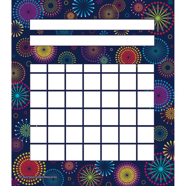 TEACHER CREATED RESOURCES FIREWORKS INCENTIVE CHARTS PACK TCR5447