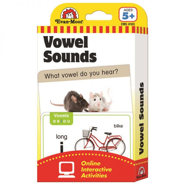 EVAN-MOOR FLASHCARD SET VOWEL SOUNDS EMC4163