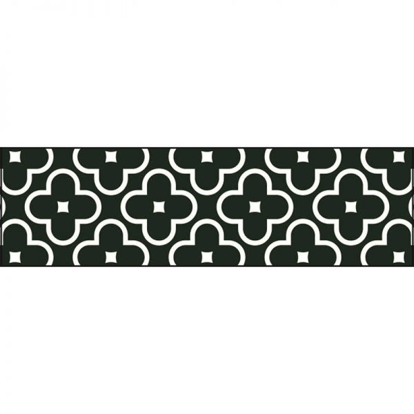 TREND ENTERPRISES INC. FLORAL BLACK BOLDER BORDERS T-85190