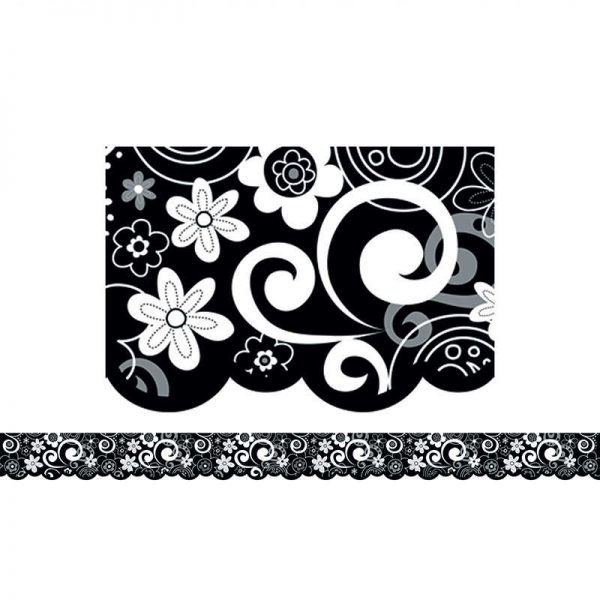 CREATIVE TEACHING PRESS FLOWER DOODLES BORDER CTP7135
