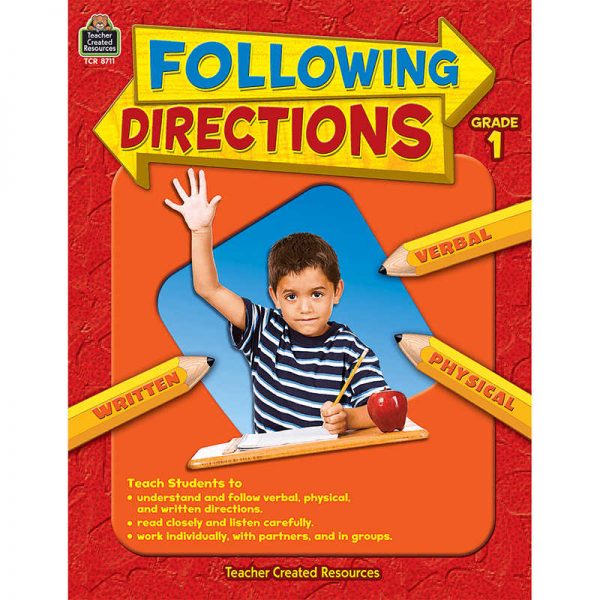 TEACHER CREATED RESOURCES FOLLOWING DIRECTIONS GRADE 1 TCR8711