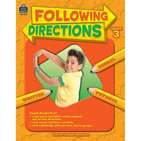 TEACHER CREATED RESOURCES FOLLOWING DIRECTIONS GRADE 3 TCR8713