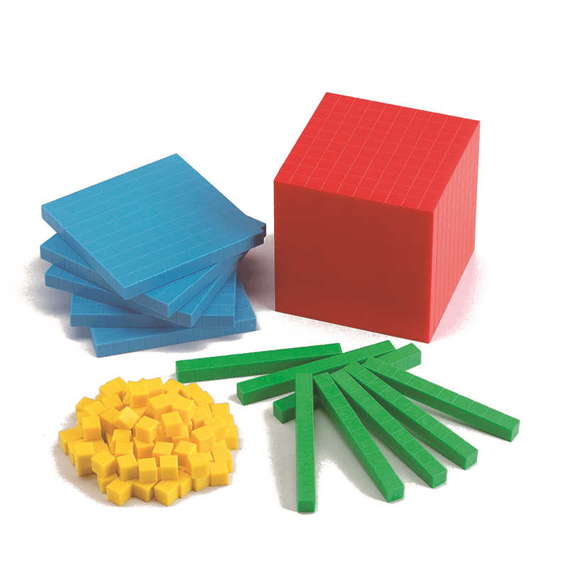 LEARNING ADVANTAGE FOUR COLOR PLASTIC BASE TEN SET CTU7472