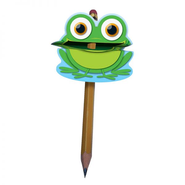 CARSON DELLOSA FROG PENCIL TOPPERS 12PK CD-101024