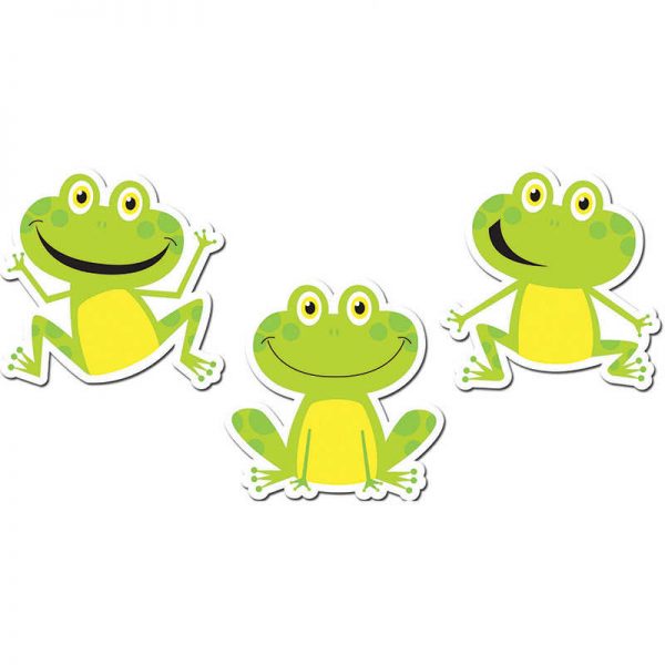 CREATIVE TEACHING PRESS FROGS 6IN DESIGNER CUT OUTS CTP6485