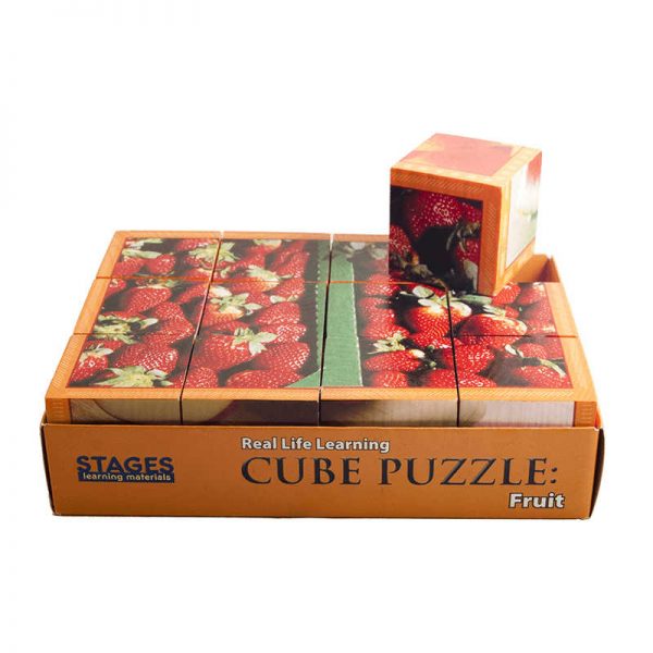 STAGES LEARNING MATERIALS FRUITS CUBE PUZZLE SLM401