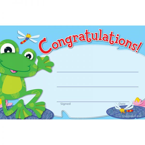 CARSON DELLOSA FUNKY FROGS AWARDS CD-101070